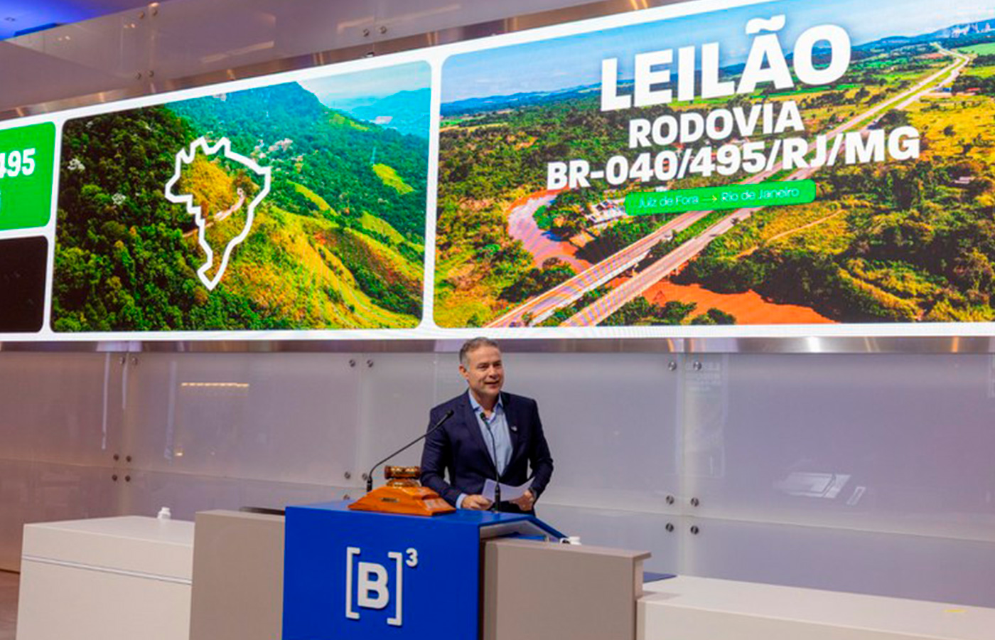 Brasil: Consorcio Nova Estrada Real gana la subasta de la BR-040/495/RJ/MG
