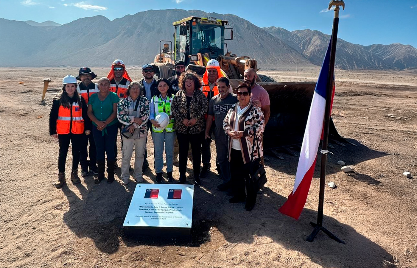 Chile: Iniciaron las obras de mejoramiento del sector Loa – Cuesta Guanillos