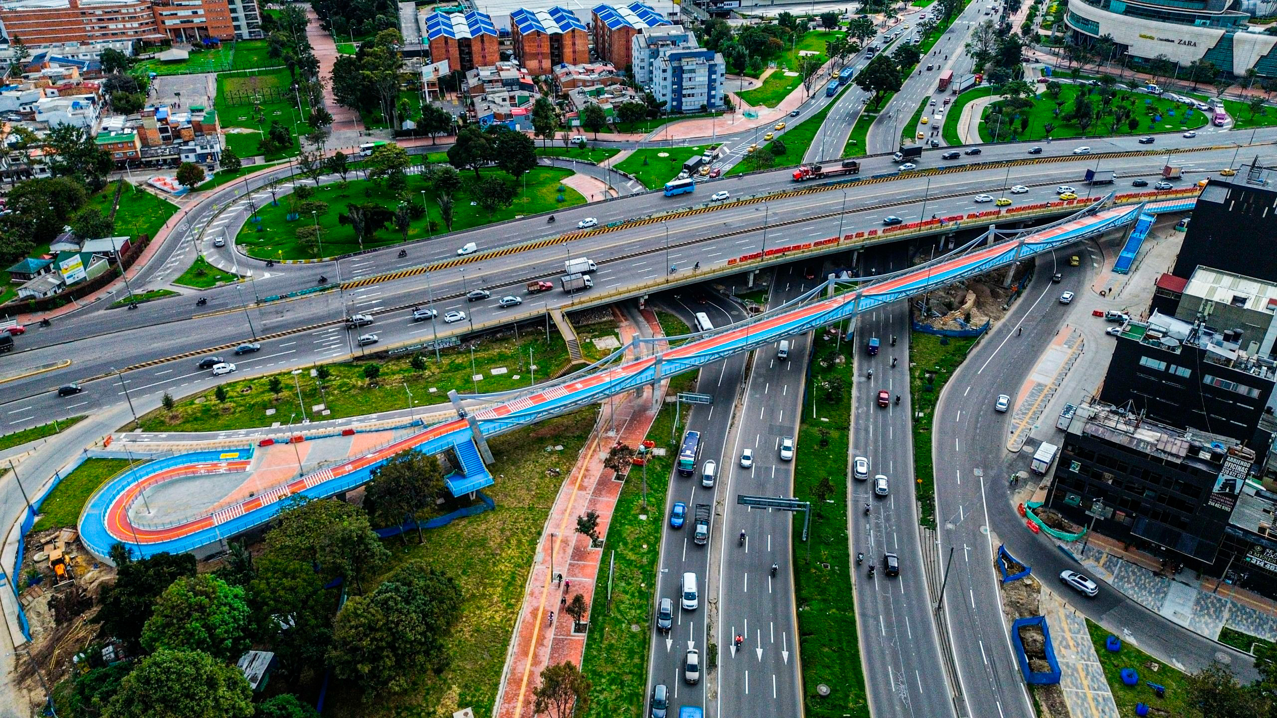 Colombia: Avanza en un 97 % ciclopuente de la calle 80 con av. Boyacá
