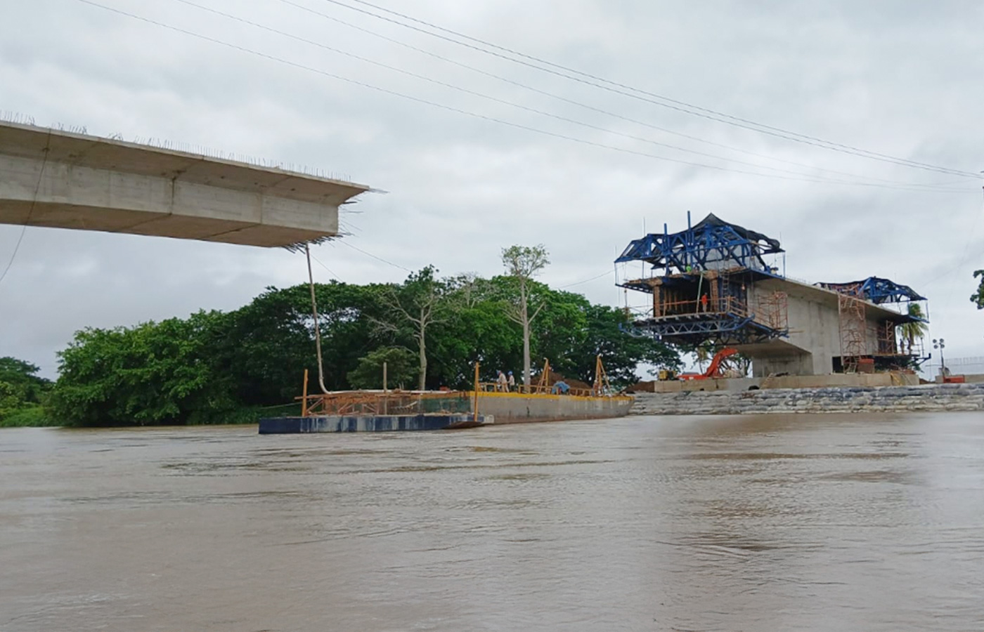 Colombia: Construcción del puente Marralú evidencia un avance del 65%