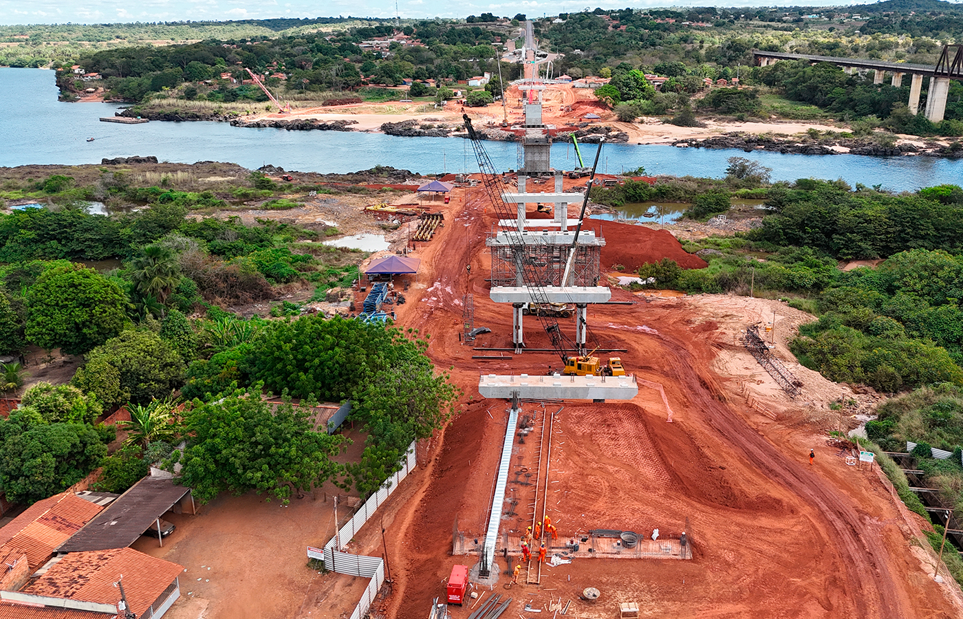 Brasil: El DNIT alcanza el 50 % de la construcción del puente de Estreito