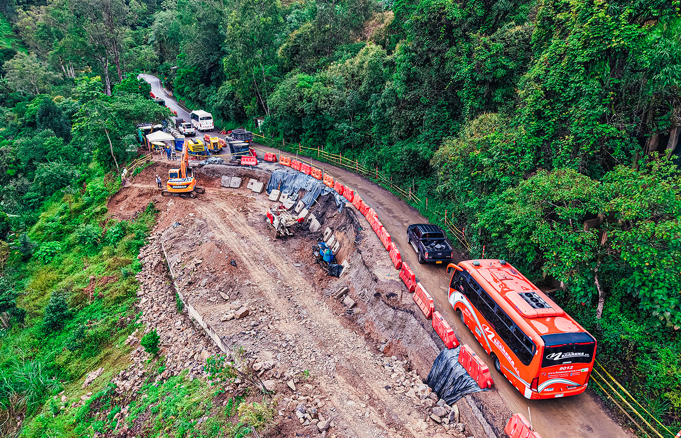 Colombia: ANI verifica el avance en sitios críticos del proyecto Transversal del Sisga