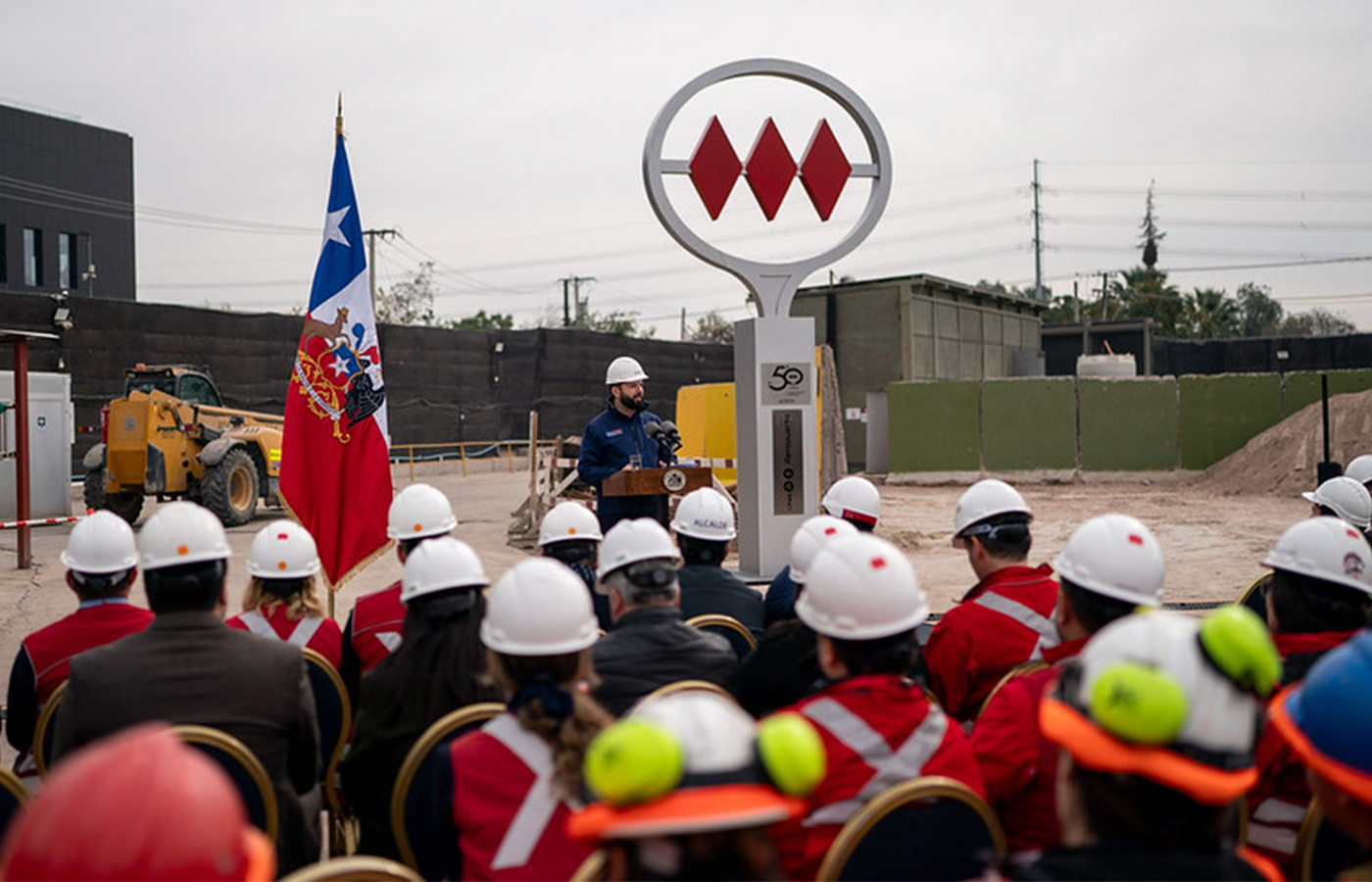 Presidente de Chile entrega detalles de la futura Línea A del Metro de Santiago