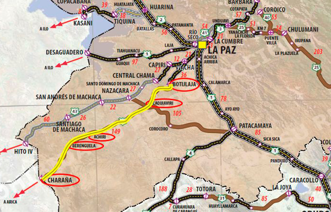 Bolivia: Gobierno da luz verde a la construcción del tramo I: Botijlaca – Caquiaviri