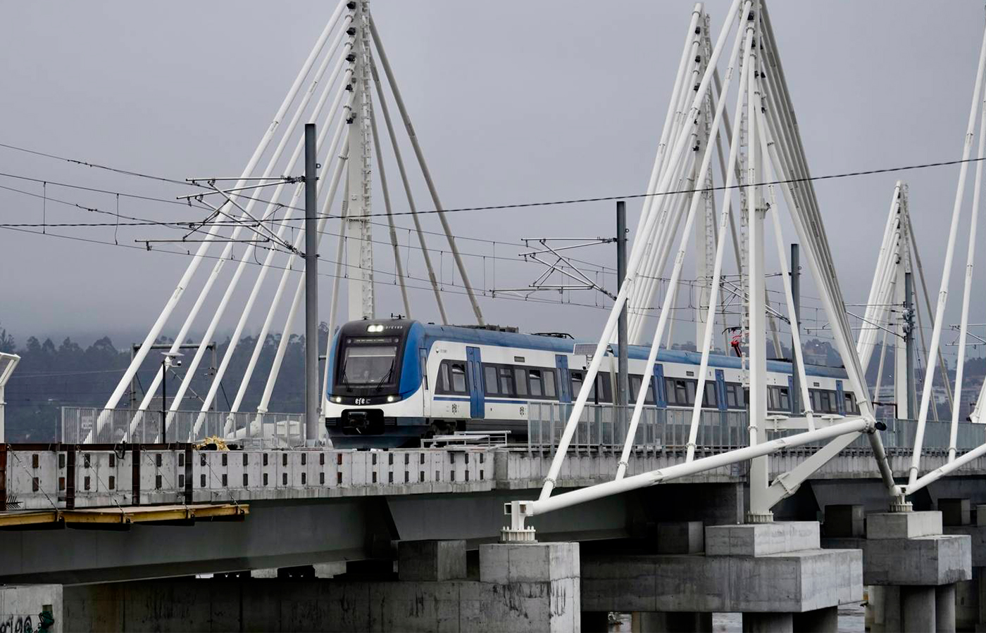 Chile habilita parcialmente el nuevo Puente Ferroviario Biobío