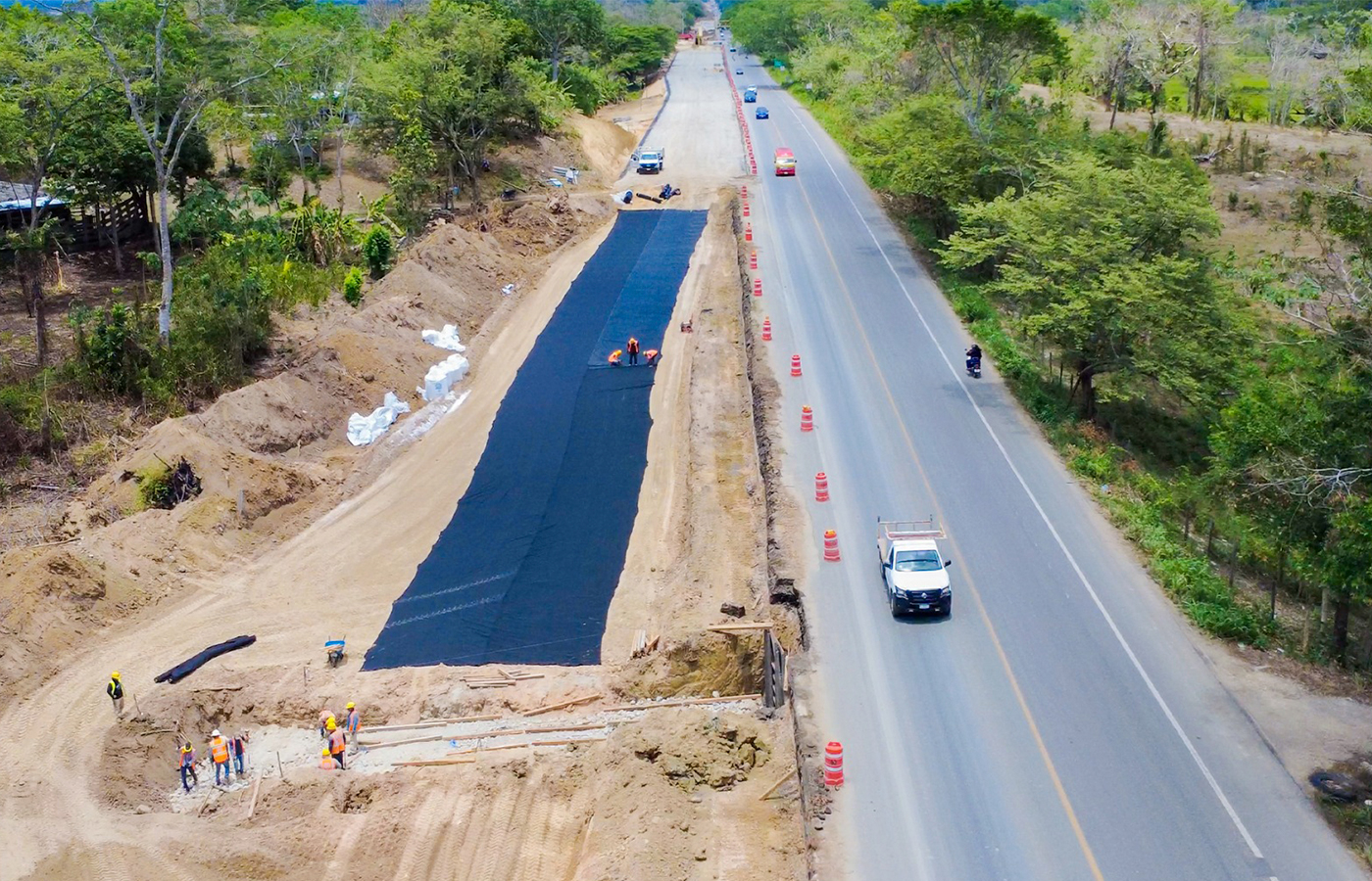 México: Ampliación de la carretera Macuspana–Escárcega tiene avance del 32%