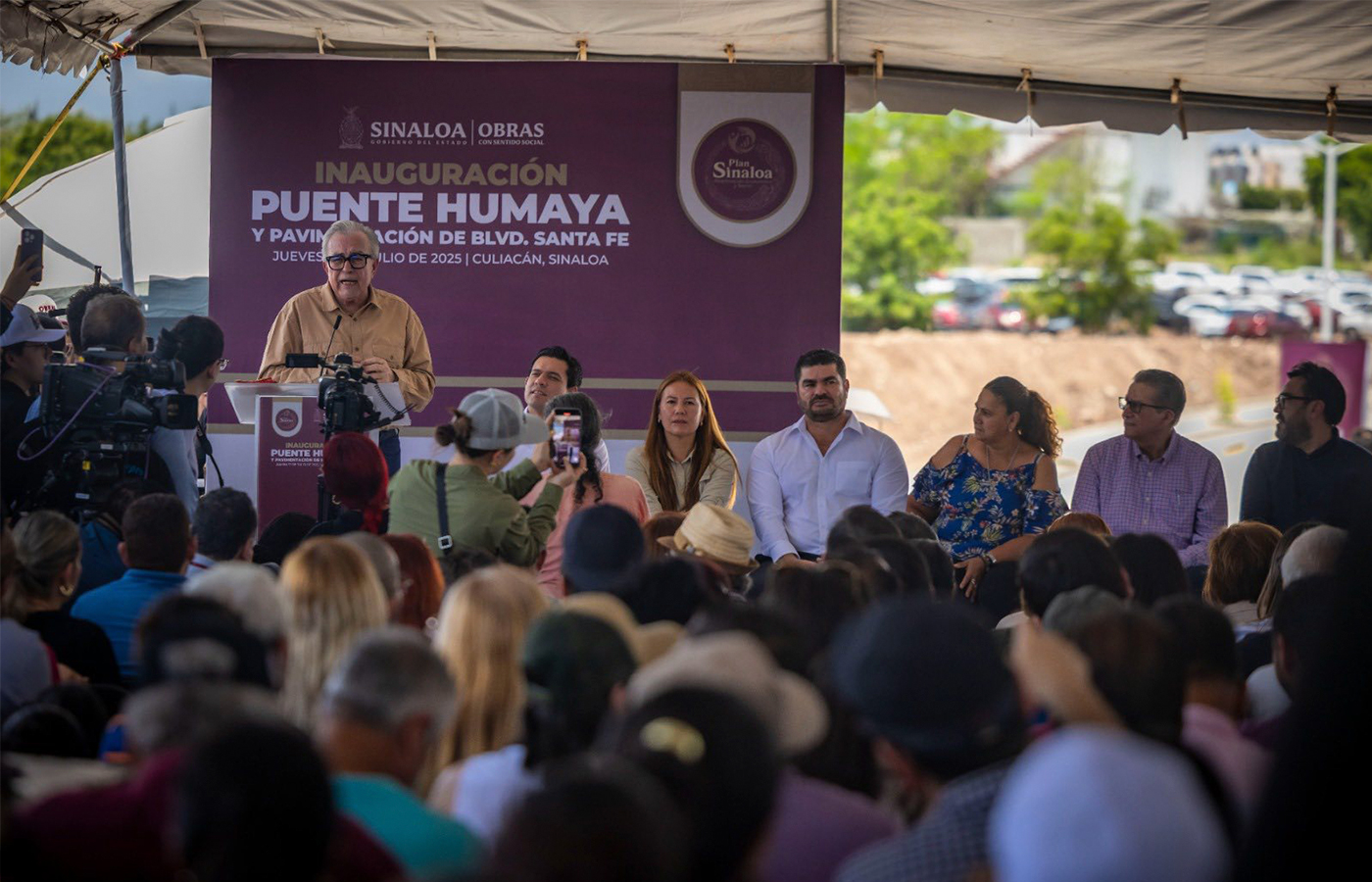 México: Inauguran puente Humaya en Culiacán, Sinaloa