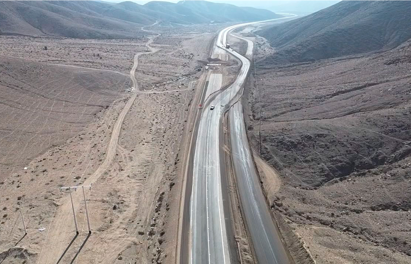 Chile: Las obras de la Ruta 30 en Copiapó presentan un 42% de avance