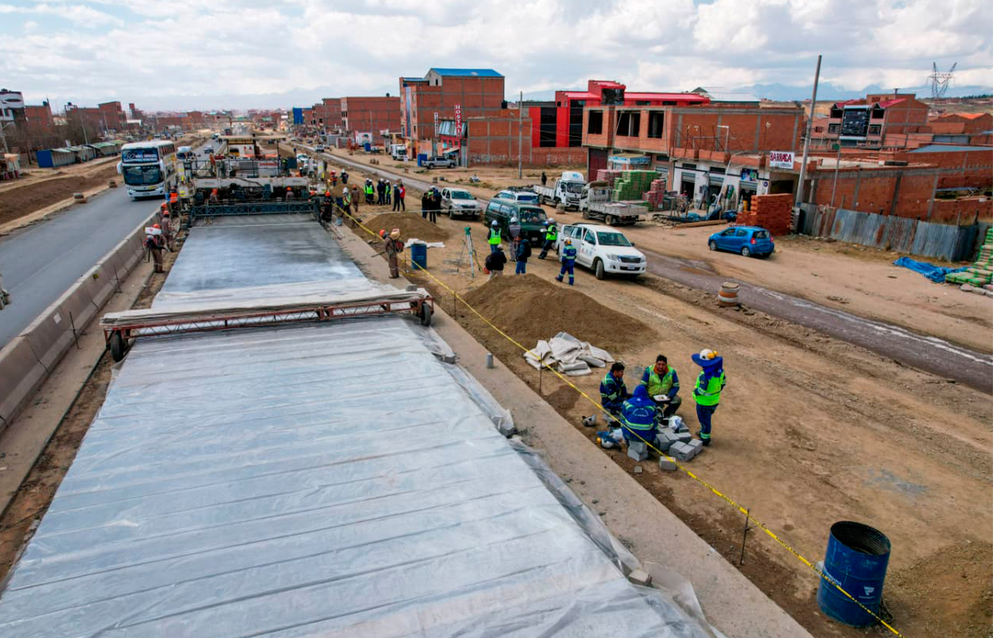 Bolivia: MOPSV inspecciona construcción del tramo Senkata – Apacheta