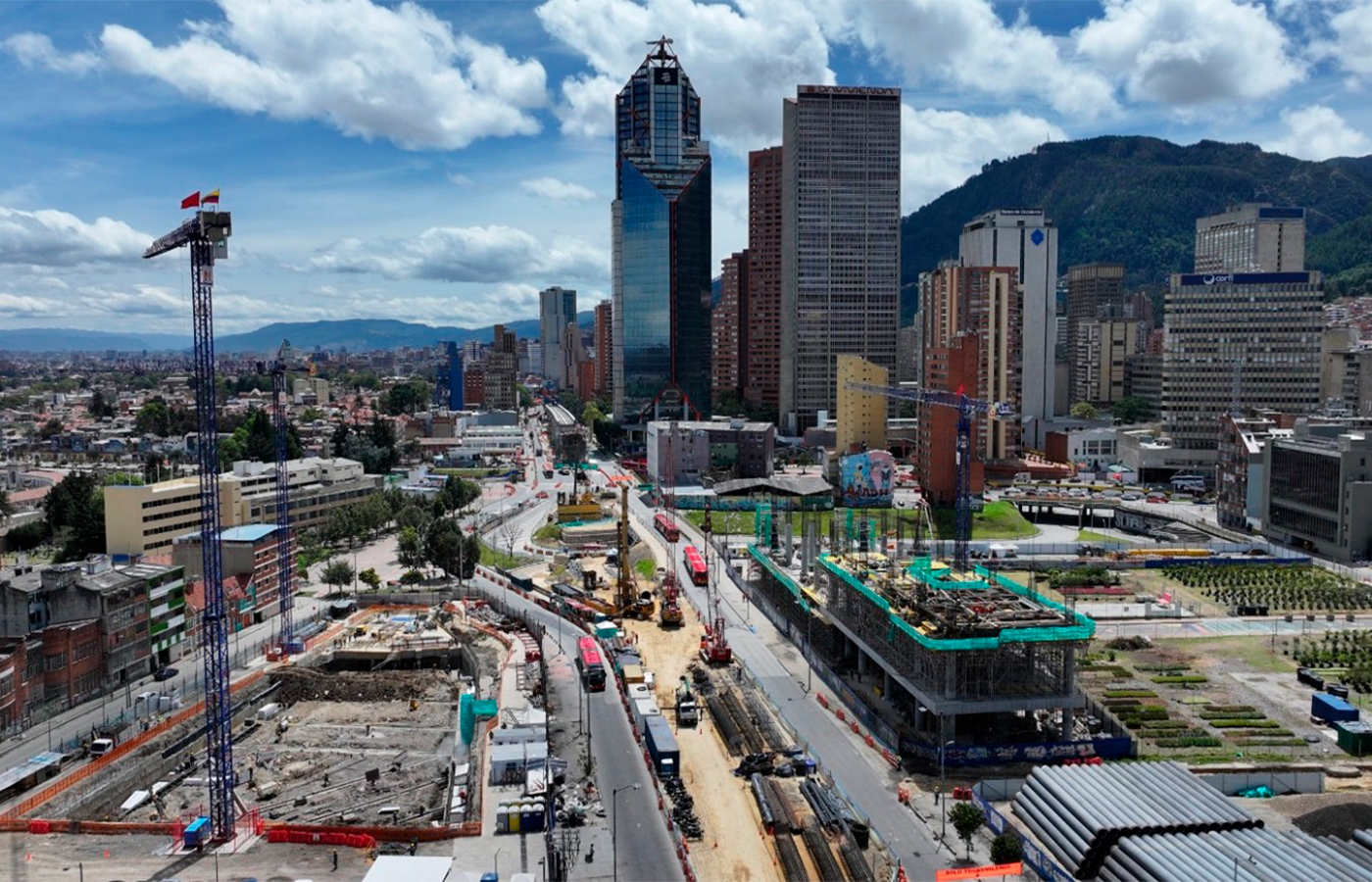 Metro de Bogotá: Así se construye el puente que dará continuidad al viaducto de la Línea 1 