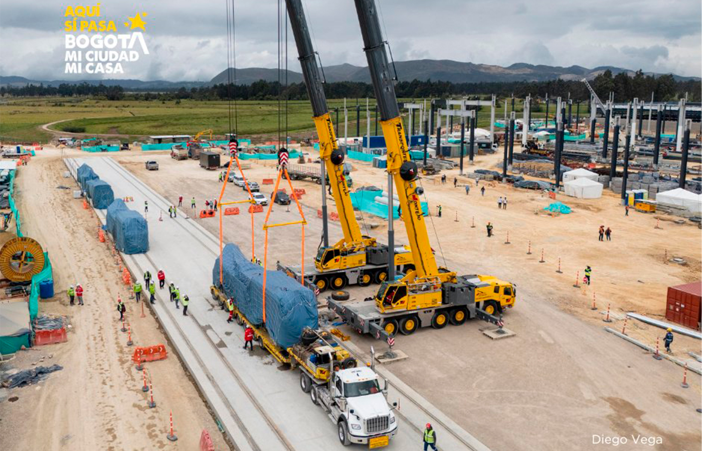 Metro de Bogotá: Llegan cuatro carros multipropósito claves para la Línea 1 
