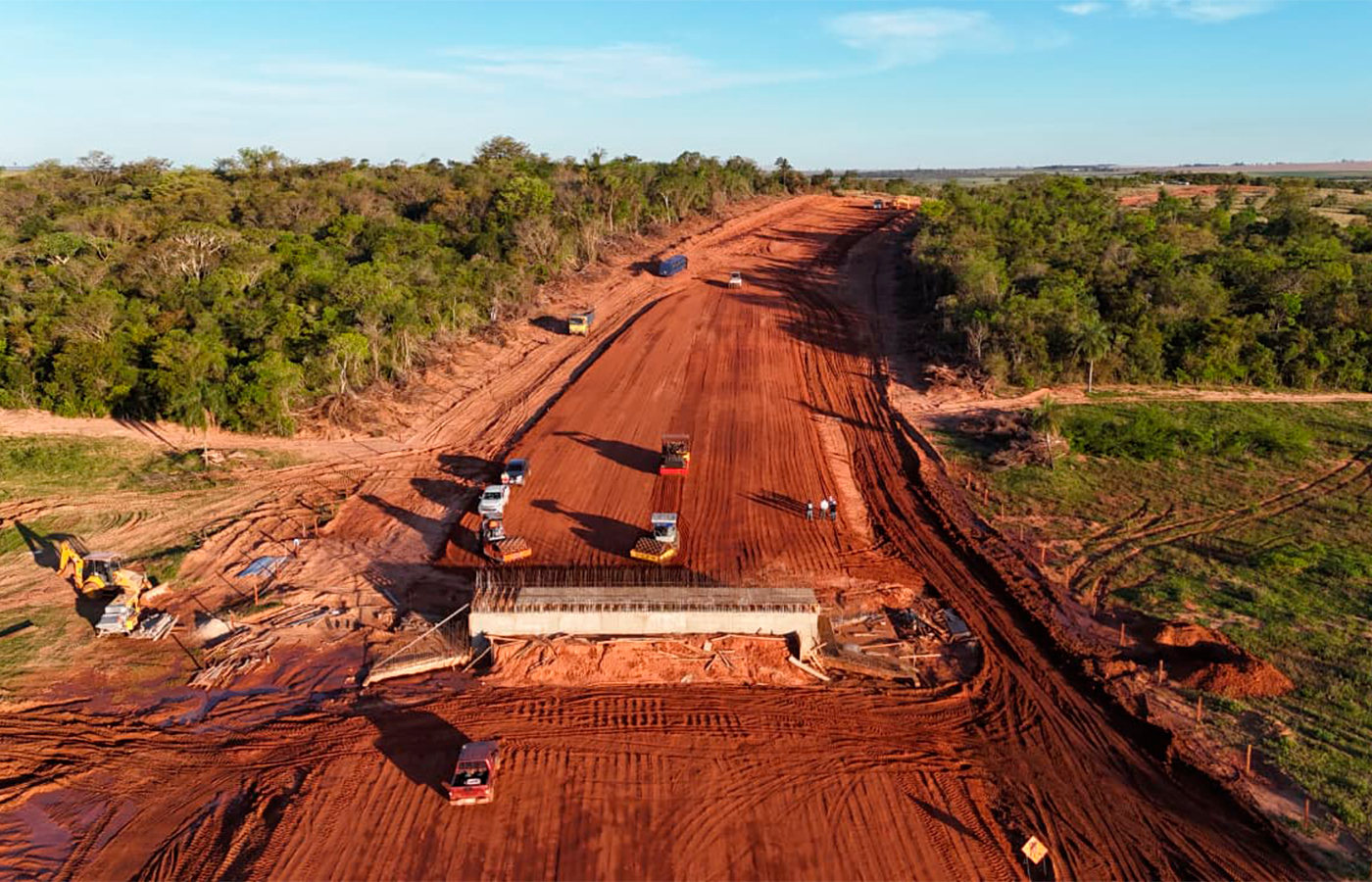 Paraguay: Avanza pavimentación de la RN PY17 con nuevo hito en el Lote 4