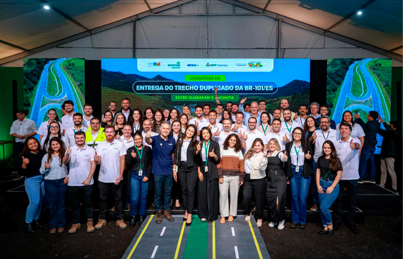 Brasil: Renan Filho entrega nuevo tramo duplicado de la BR-101/ES-BA