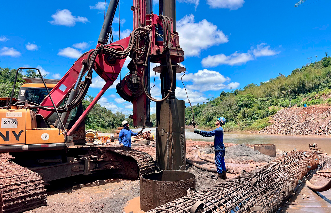 Paraguay: Puente sobre el río Monday registra avance del 23 %