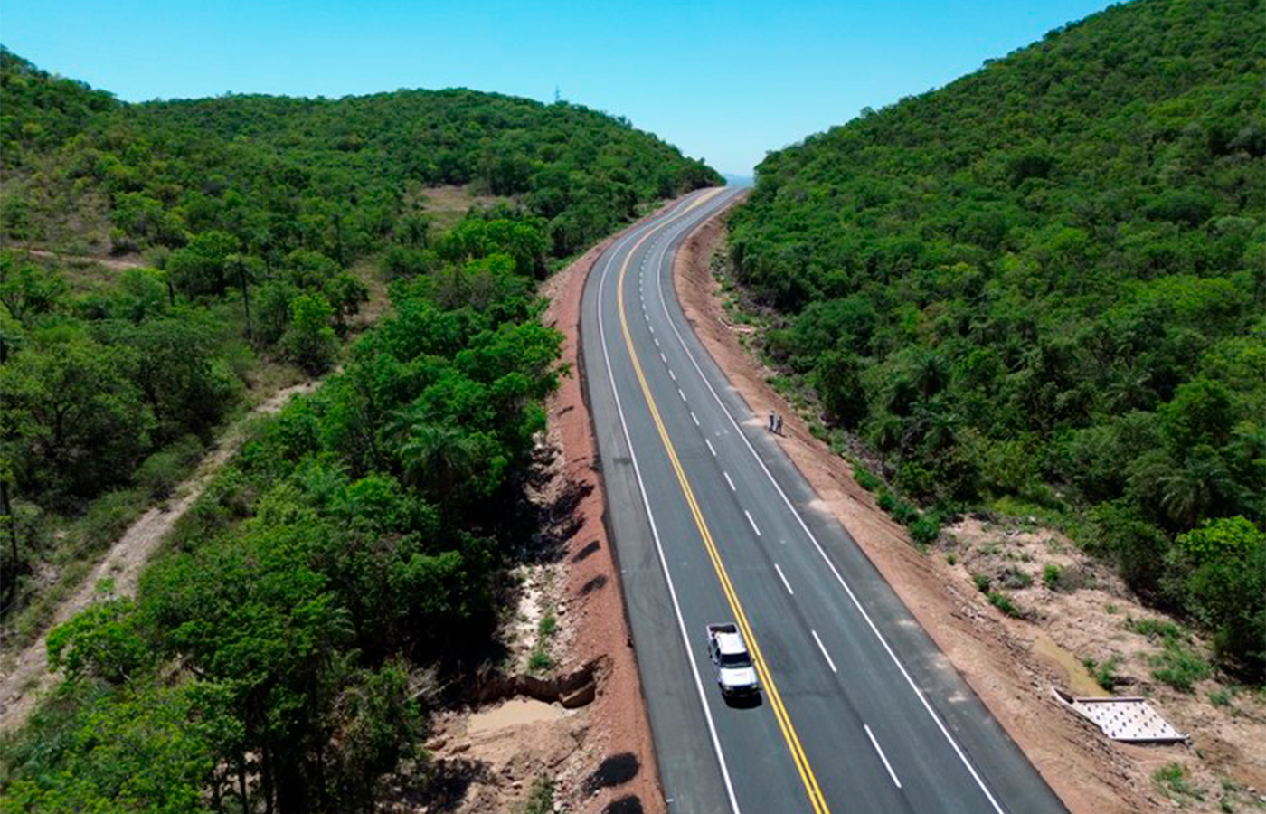 Brasil: Rehabilitan otros 23 km de la carretera BR-267/MS