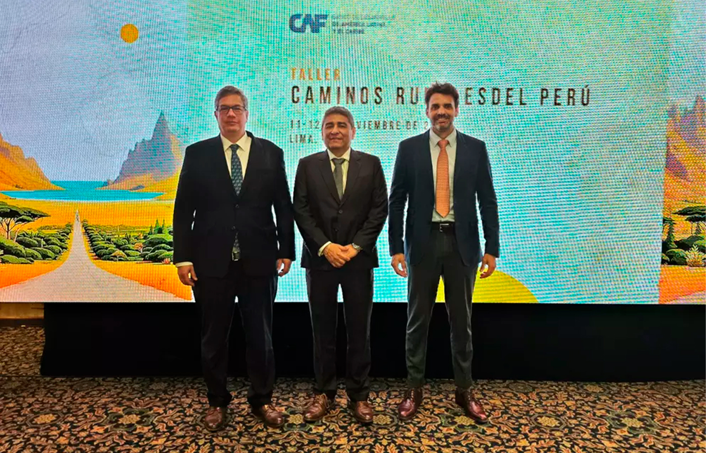 CAF impulsa la modernización de los caminos rurales en Perú