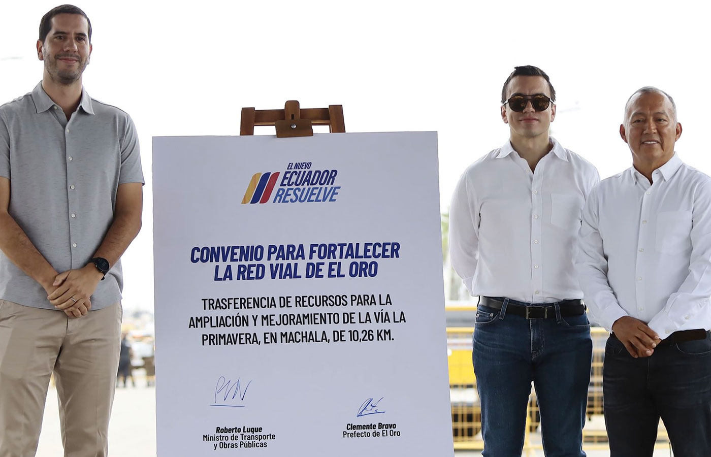 Ecuador: MTOP destina recursos para la ampliación de la vía La Primavera