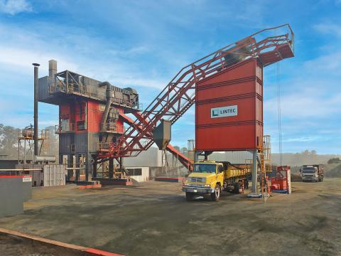 Brasil: Planta mezcladora de asfalto refuerza la red vial