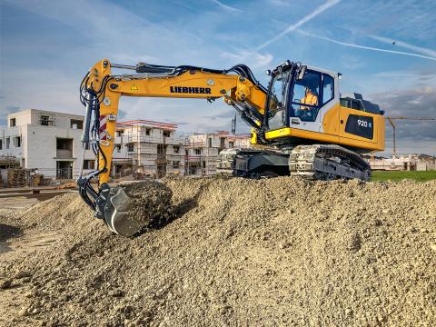 Primera excavadora eléctrica sobre cadenas Liebherr R 920 G8-E