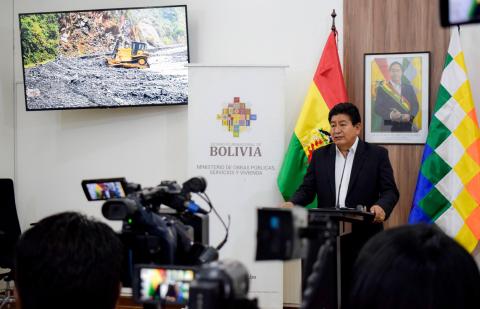 Bolivia: Montaño pide continuar proyectos del MOPSV