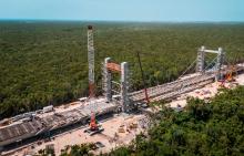 Soluciones de ingeniería en el primer tren ferroviario atirantado de México