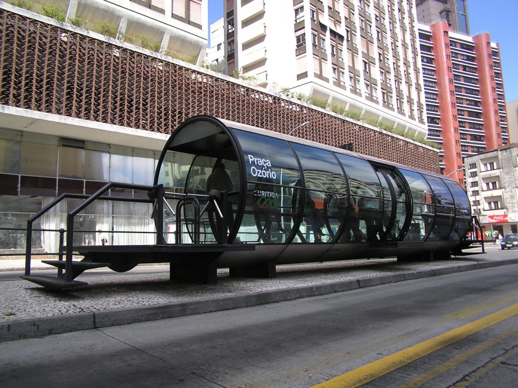 sistema de transporte para Curitiba